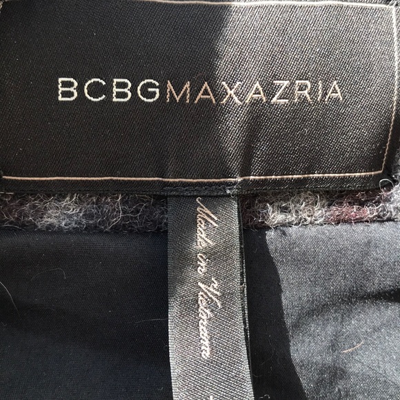 BCBGMaxAzria | Jackets & Coats | Sophisticated Wool Blend Jacket Bcbg ...